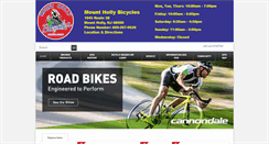 Desktop Screenshot of mthollybicycles.com