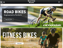 Tablet Screenshot of mthollybicycles.com